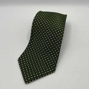 Brooks Brother Makers Silk Tie Green and Blue